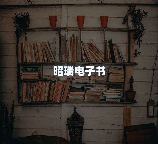 关于昭瑞电子书